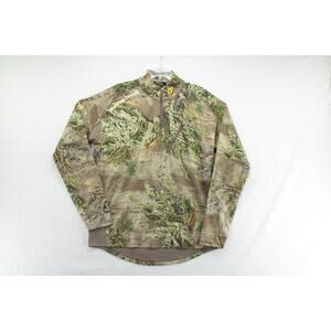 Scentblocker Camo Advantage Max-1 1/4 ZIP Pullover Jacket Men's XL Woodland Camo
